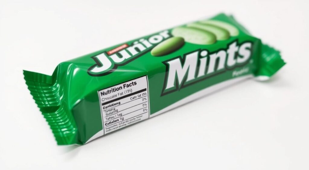 Junior Mints packaging details