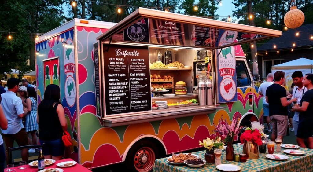 event food truck menu options